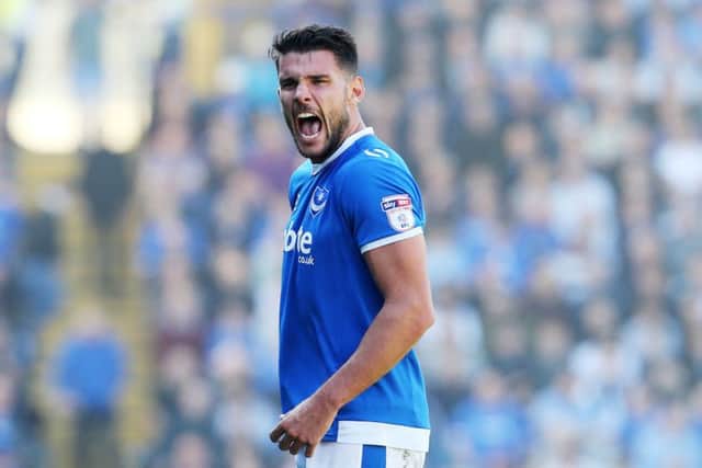 Gareth Evans celebrates his penalty. Picture: Joe Pepler