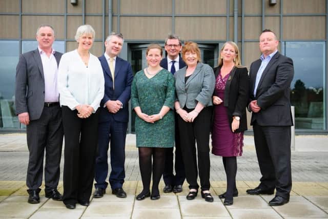 Andrew Loveless from Ordnance Survey, Sarah Fox from Hammerson, Richard May from OXIN, Alison Barnes from the New Forest National Park Authority, Oliver Sowton from Blake Morgan, Sally Thompson from Business South, Denise Edghill from Southampton City Council and Nick Jones from Aecom