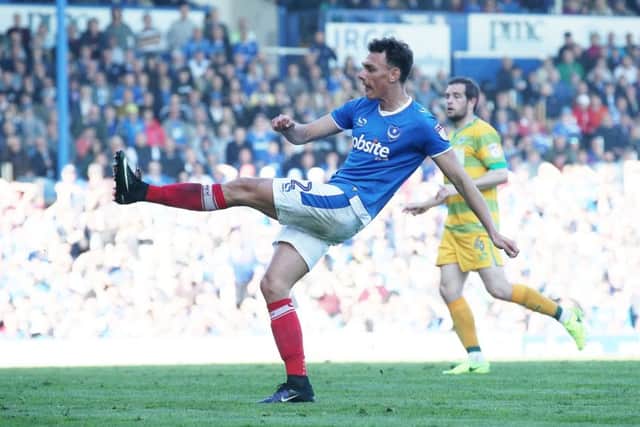 Kal Naismith produced another stylish contribution for Pompey. Picture: Joe Pepler