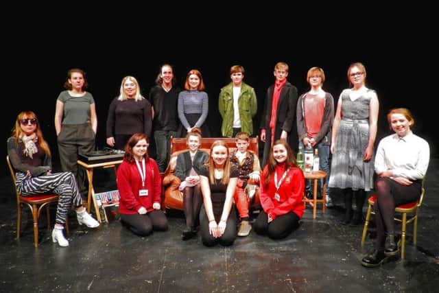 Some of the young people who will be taking part in tonights performance at the Kings Theatre, Southsea