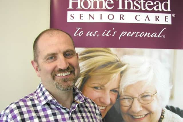 Mark Gettinby, owner of Home Instead, will mark a year of Memory Cafe, held at the Pastoral Centre, left