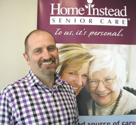 Mark Gettinby, owner of Home Instead, will mark a year of Memory Cafe, held at the Pastoral Centre, left