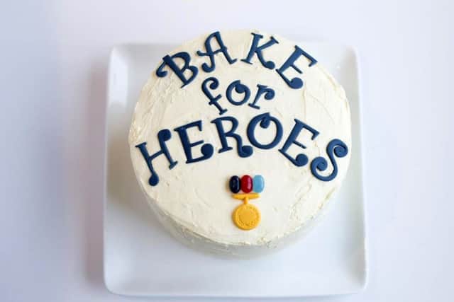 A Bake for Heroes cake