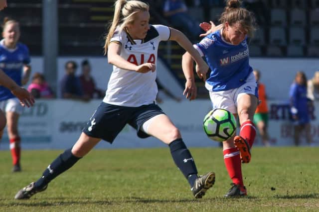 Gemma Hillier scored for Pompey Ladies against Spurs. Picture: Jordan Hampton