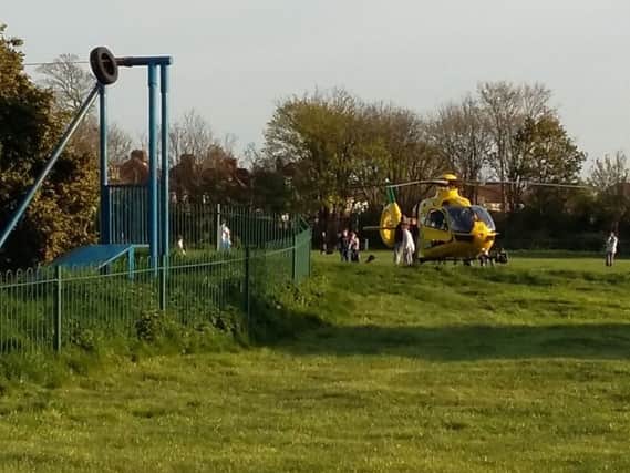A person has died after a medical emergency in Leesland Park, Gosport PPP-171104-202817001