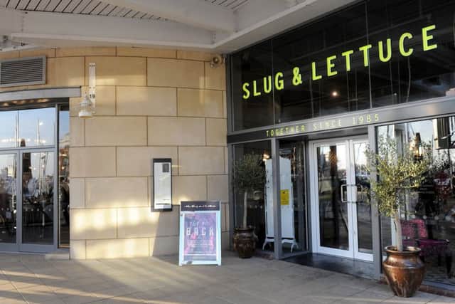 The Slug and Lettuce in Gunwharf Quays, Portsmouth
Picture: Sarah Standing (170477-9470)