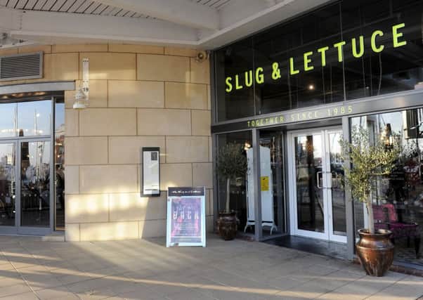 The Slug and Lettuce in Gunwharf Quays, Portsmouth 

Picture: Sarah Standing (170477-9470)