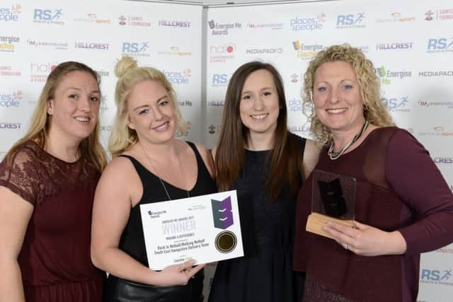 Left to right: Debbie Laycock, Rachel Teal, Emma Collier and Kelly Wallis