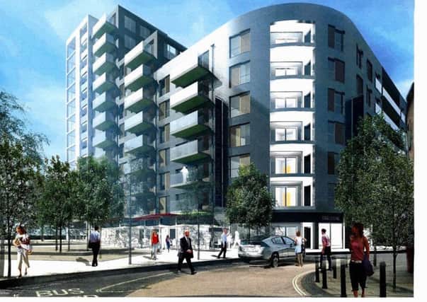 The new block in Market Parade, Havant, which is now not going ahead