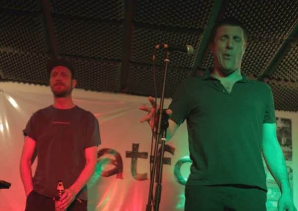 Sleaford Mods performing for Trash Arts at The Fat Fox