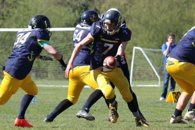 Quarterback Stu Rees. Picture: Chris Coope