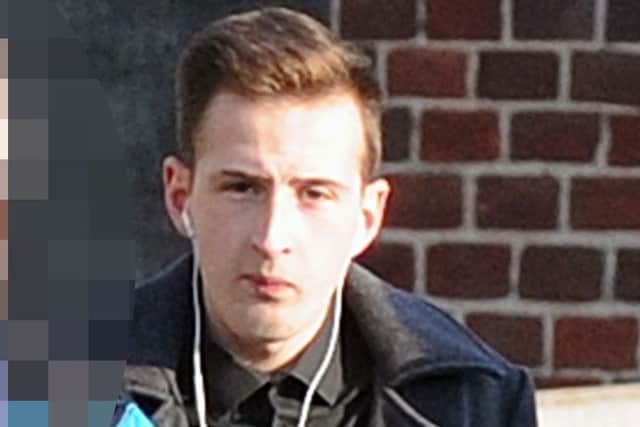 Scott Rapley, 19, was handed a suspended prison sentence at Portsmouth Crown Court