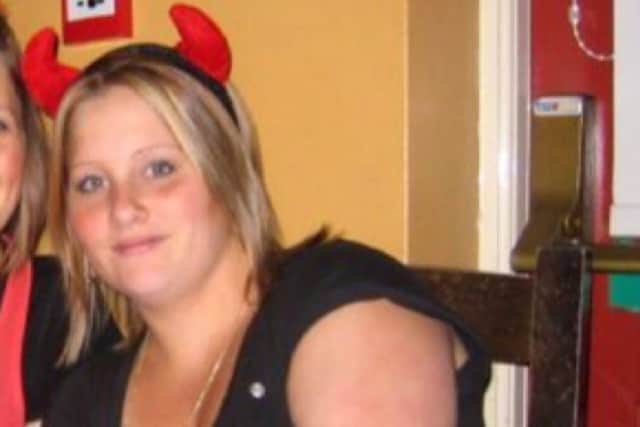 Tor before her dramatic weightloss, above, on the diet, below left, and her fabulous figure now, bottom
