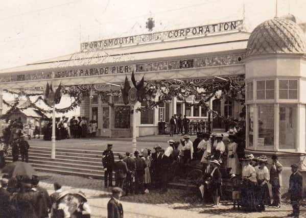 The reopening of South Parade Pier in August 1908