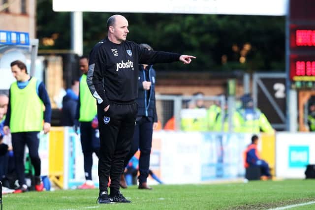 Pompey boss Paul Cook. Picture: Joe Pepler