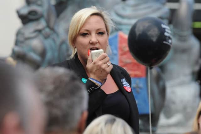 NUT Portsmouth branch secretary Amanda Martin at a protest last year