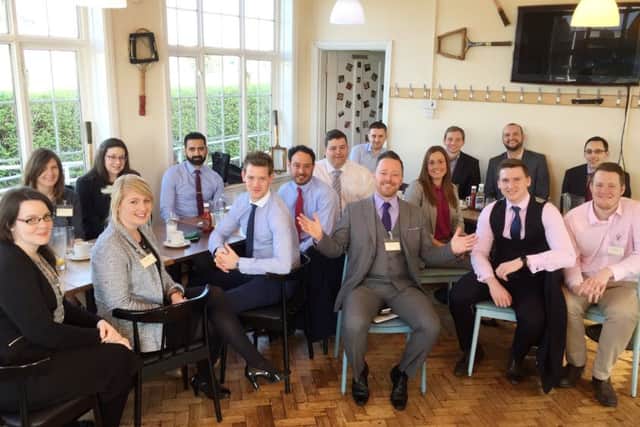 John Cameron with the Verisona Laws Portsmouth Young Professionals group