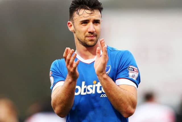 Pompey defender Enda Stevens Picture: Joe Pepler