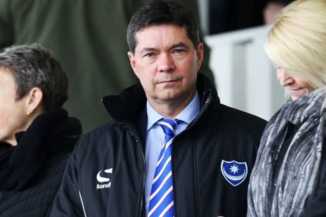 Pompey chief executive Mark Catlin Picture: Joe Pepler