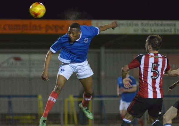 Nicke Kabamba netted for Pompey under-23s against Sheffield United. Picture: Colin Farmery PPP-170320-201234001