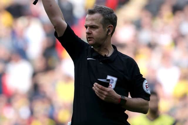 Referee Christopher Sarginson