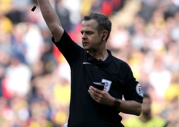 Referee Christopher Sarginson