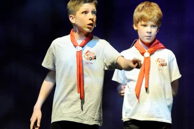 Scouts Jacob Bradley, left, and Geoff Golledge Picture: Sarah Standing (170497-5973)
