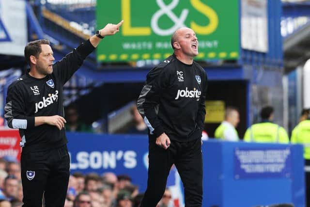 Pompey boss Paul Cook. Photo by Joe Pepler