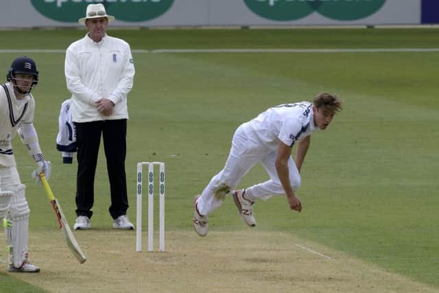 Brad Wheal in action for Hampshire. Picture: Neil Marshall