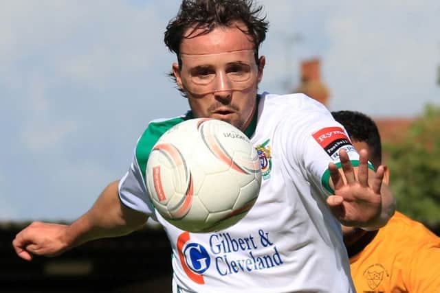 Gary Charman scored the Rocks' opening goal Picture: Chris Hatton