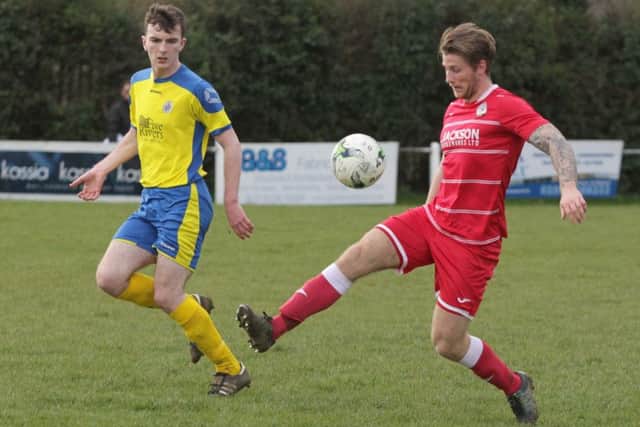 Mark Smith scored twice for Horndean Picture: Habibur Rahman