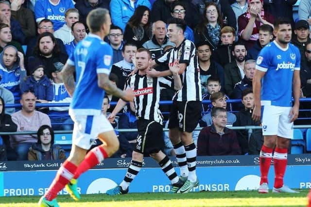 Notts County beat Pompey at Fratton Park. Picture: Joe Pepler