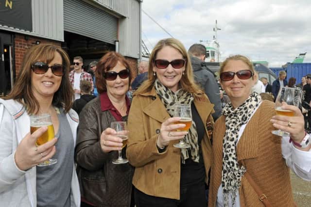 From left, friends Kirsty Fancey, Cyndy Tull, Andrea Ridley and Elise Cower
Picture: Ian Hargreaves (170494-1)