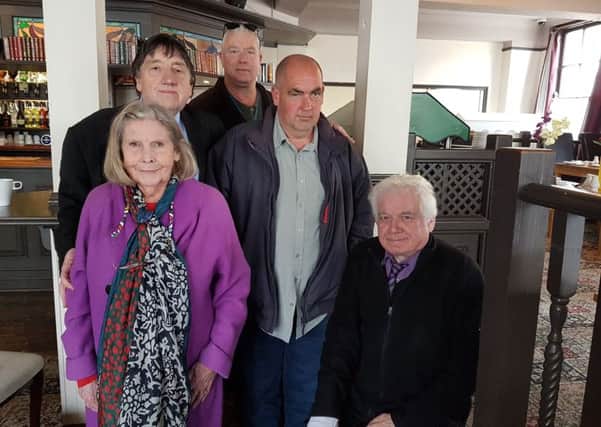 From left, Pauline Scutt, Michael Evans, Roark McMaster, Colin Hill and Tony Berry, who want to set up a community-led shuttle bus in Hayling Island 

Picture: Kimberley Barber
