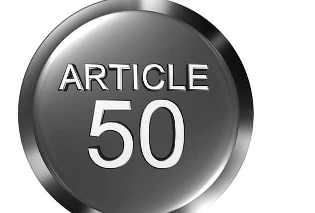 Artlce 50 has been triggeed