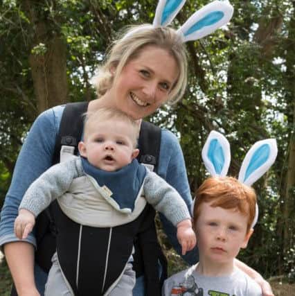 Emma Simmonds with six-month-old Seb, Finley, five Picture: Keith Woodland (170443-061)