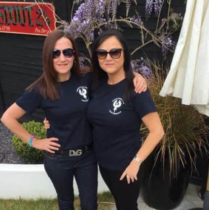 Leanne Baldry, right, with friend Karen Harrison