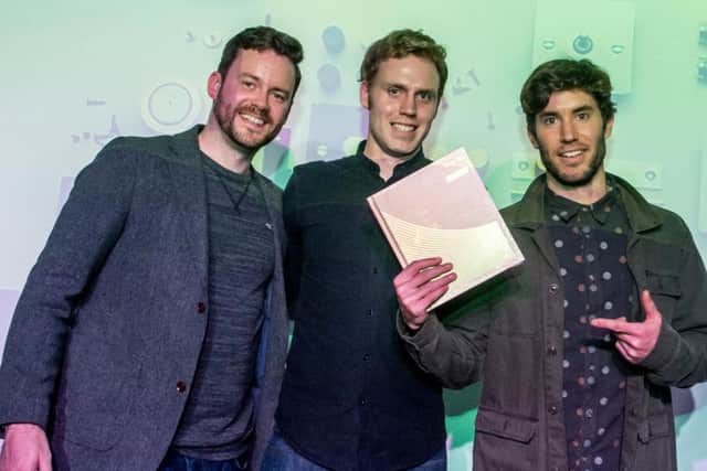 Directors Giles Smith, Matt Pilkington, Rory Berry, from Superrb recognised as Emerging Agency of the Year at the Creative Pool Annual Awards Picture: www.edtelling.com