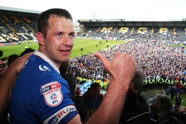 Pompey skipper Michael Doyle Picture: Joe Pepler
