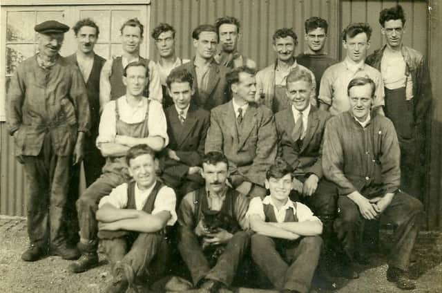 Workers from the Midland Cattle Products factory at Wicor Mill, Portchester in the 1930s.
