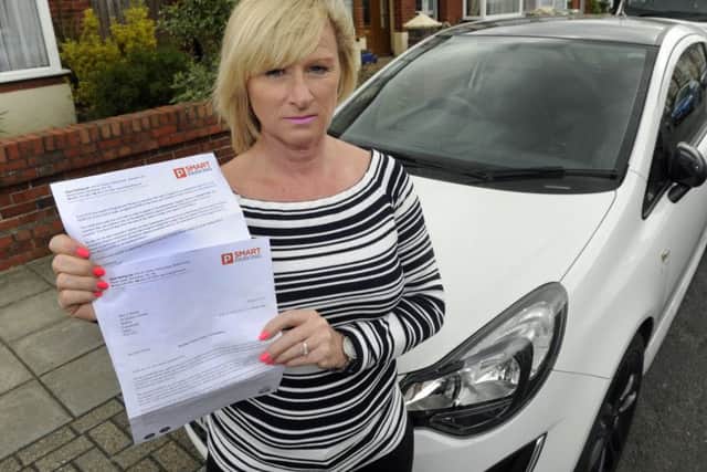 Angela Marks was sent a bill for £85 after parking at Matalan. Picture: Ian Hargreaves (170495-1)