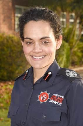 BLAZING A TRAIL Hampshires new acting chief fire officer Shantha Dickinson