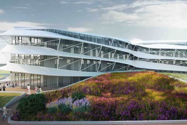 The planned exterior of the new institute building. Picture: Stella Maris Foundation