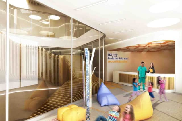 The planned interior of the new institute building. Picture: Stella Maris Foundation