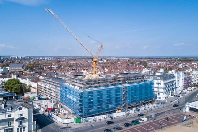 The new retirement flats on South Parade Picture: Shaun Roster