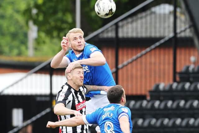 Jack Whatmough in action against Notts County on Monday