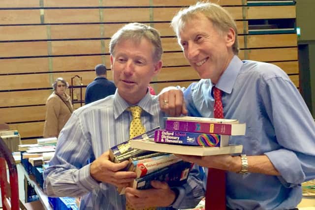 Brothers Jeremy and Martin Holme who organised the Easter charity market in Petersfield