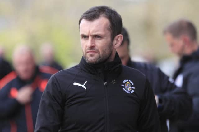Luton boss Nathan Jones