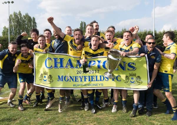 Moneyfields beat Newport IW 1-0 to finish top of the Wessex League premier division. Picture: Keith Woodland. 170532
