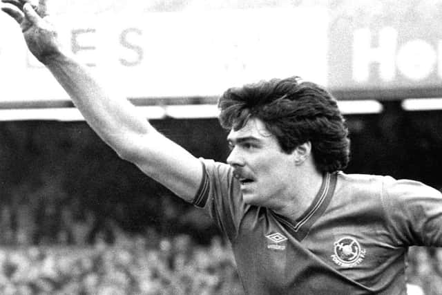 Mick Quinn scored in the 2-1 defeat at Sheffield United on the final day of the 1986-87 as the Blues missed out on winning the title